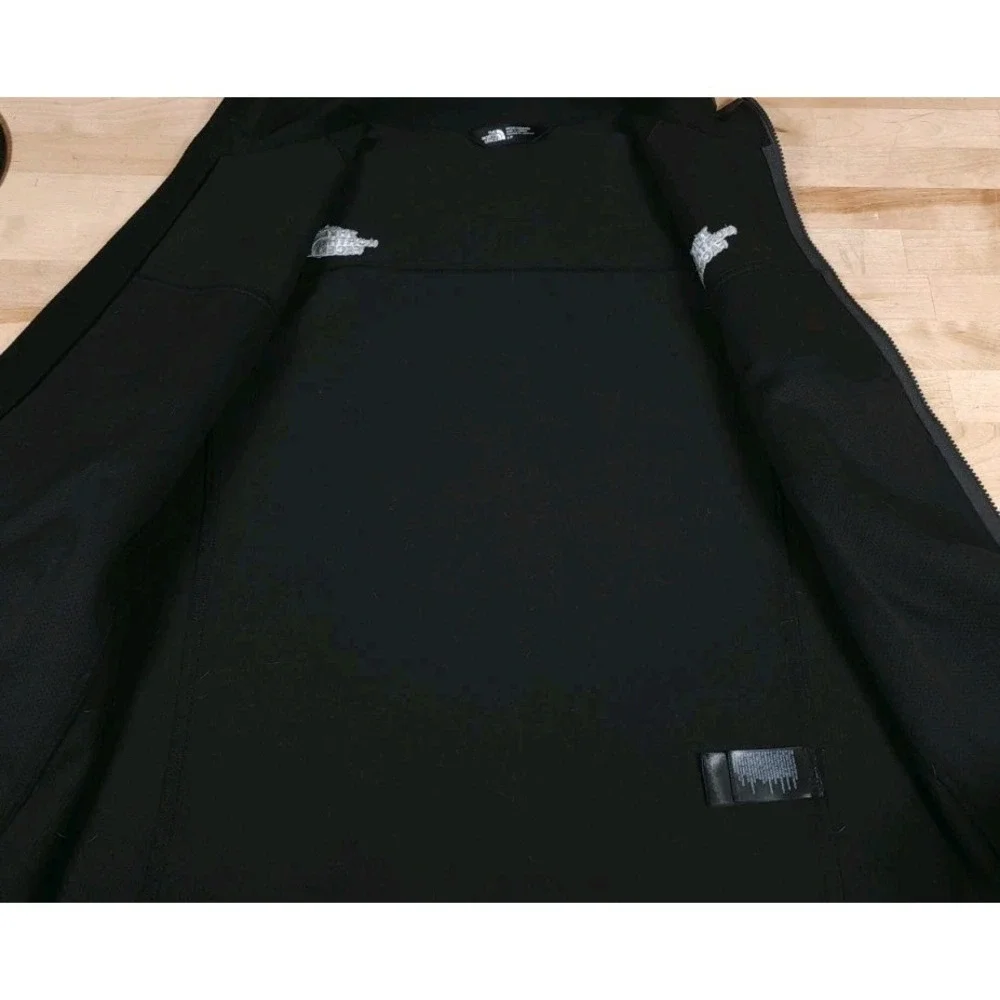 The North Face WindWall Vest Men Small Gray‎ Softshell Full Zip Jacket